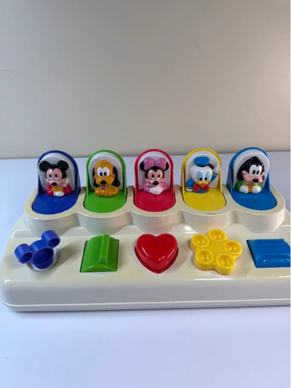 Vintage Mattel Disney Poppin' Pals Pop-Up Activity Toy Mickey & Friends